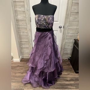 Two piece David’s bridal prom dress